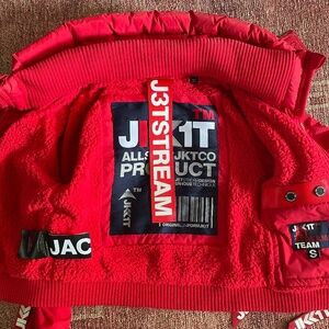 Red "Jack1t" jacket, size S